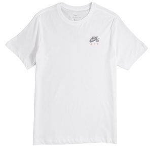 NIKE DRI-FIT SB Air Logo T-shirt White Gray